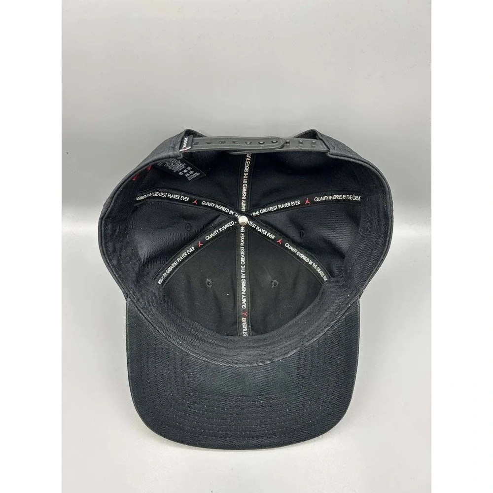 Air Jordan Hat Men Black‎ Cement Elephant Metal Logo Jumpman Snap Back Cap